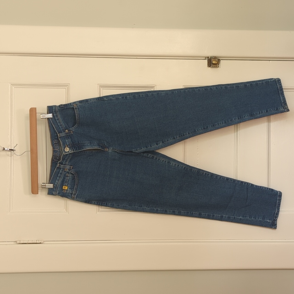 Sz30 YOGA Jeans | Emily Slim High Rise |  Medium Blue Denim | EUC